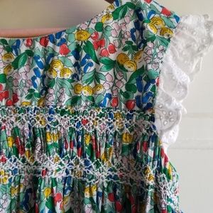 Mini Boden smocked dress size 7 8
